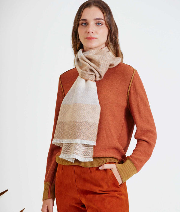 Wide Stripes Espigas Scarf