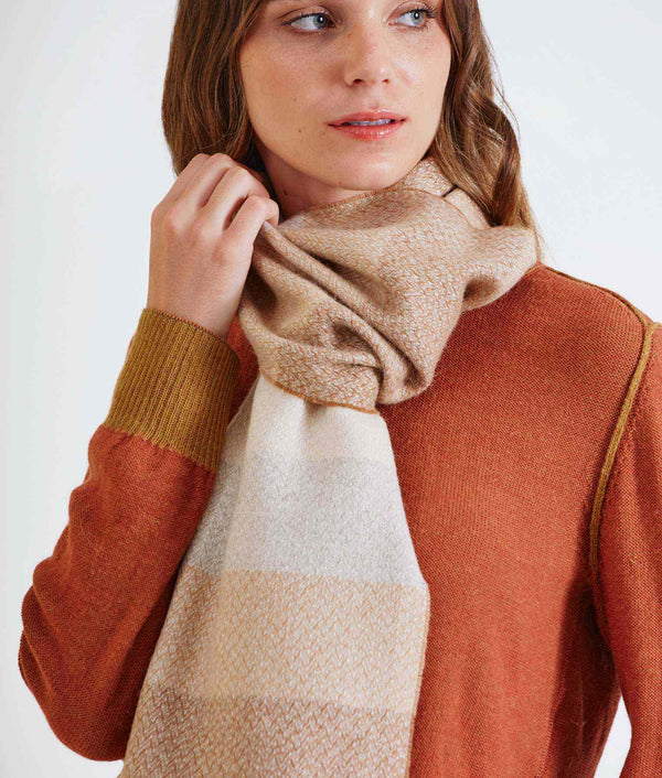 Wide Stripes Espigas Scarf