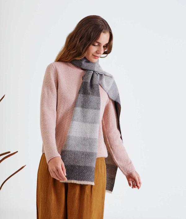Wide Stripes Espigas Scarf