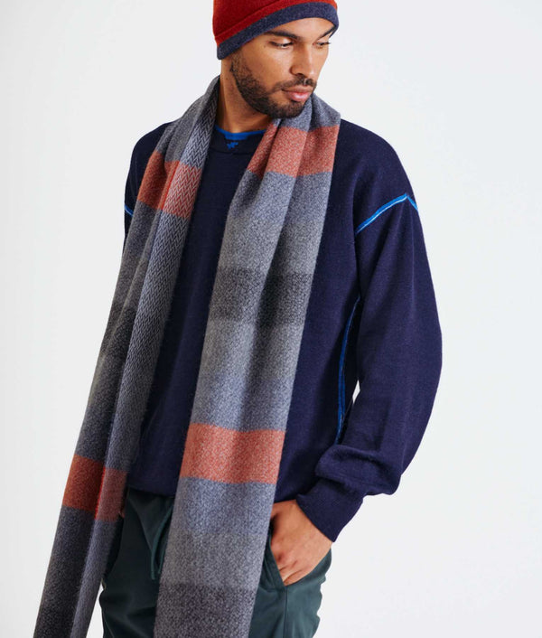 Wide Stripes Espigas Scarf