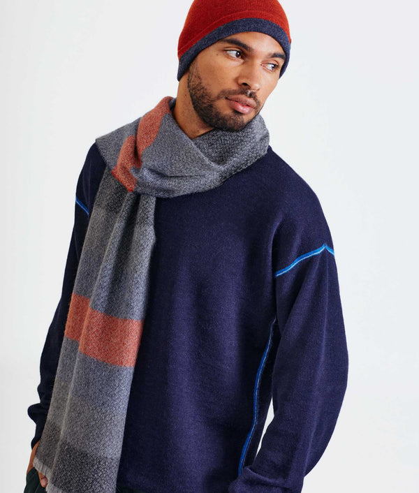 Wide Stripes Espigas Scarf