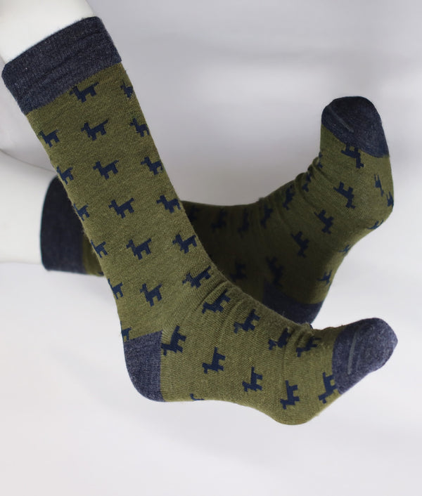Llamas Caminantes Men'S Socks