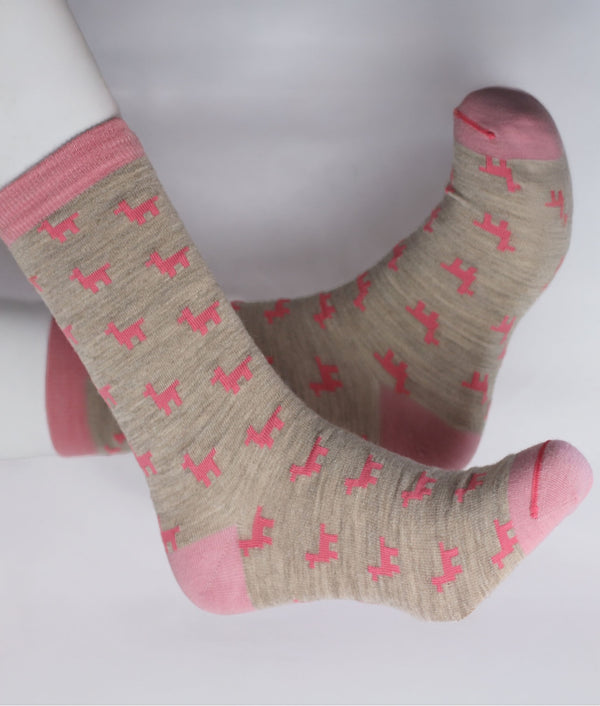 Llamas Caminantes  Women's Socks