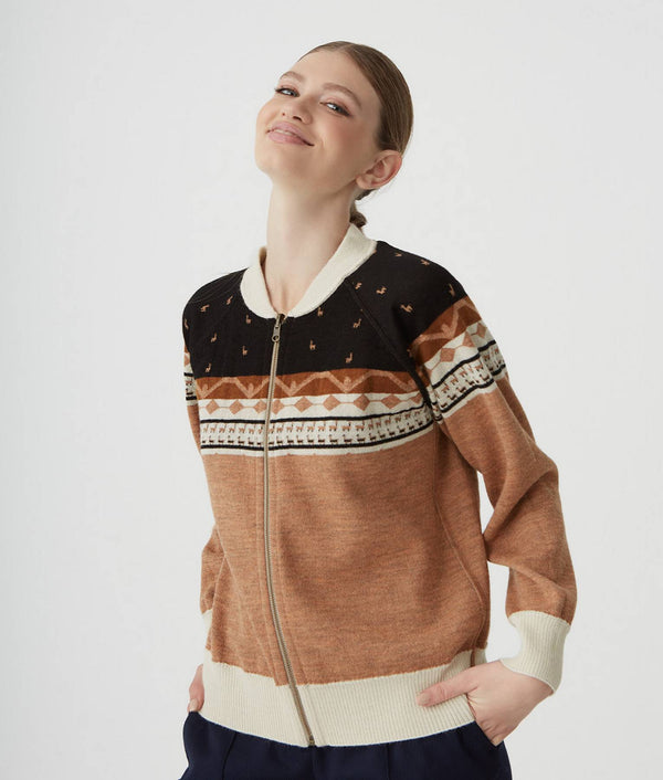 Bomber Reversible Cardigan