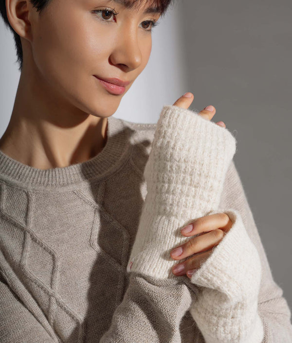 Seed Stitch Mittens