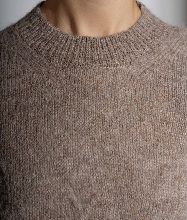 Undefined Aran & Mock Neck Sweater
