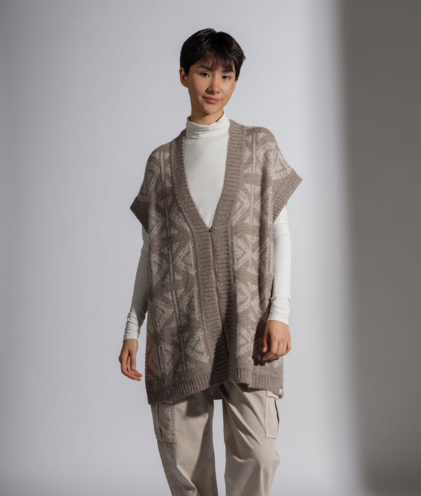 Cardi Zipped Front Poncho