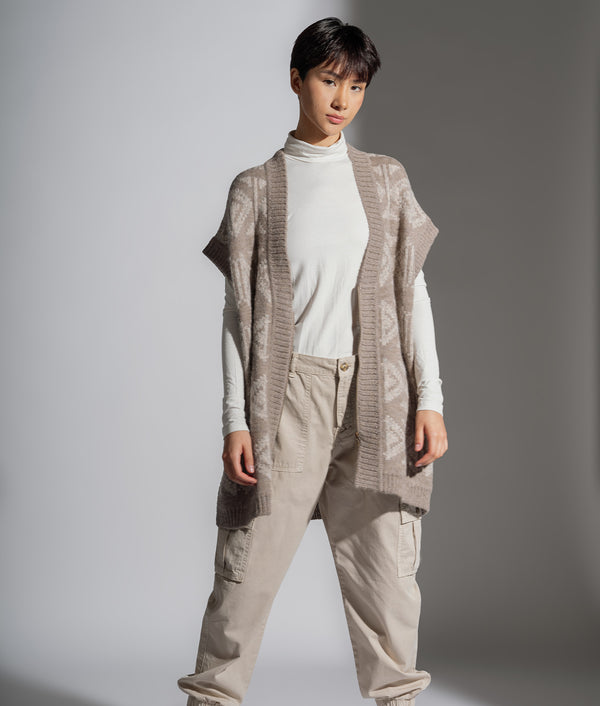 Cardi Zipped Front Poncho