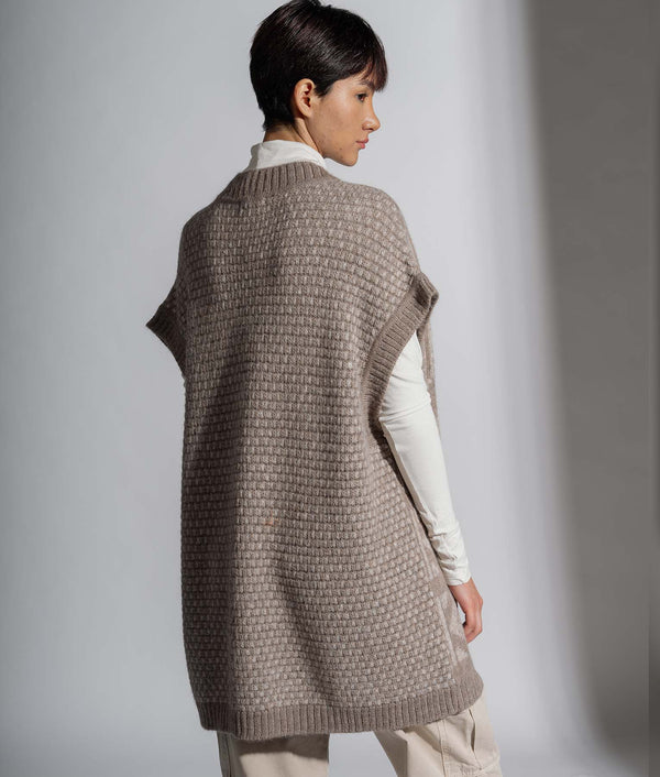 Cardi Zipped Front Poncho