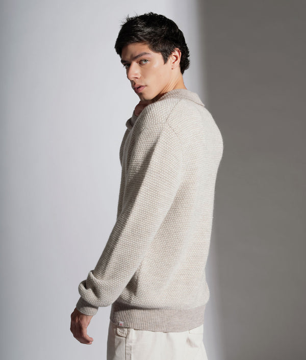 Mens Seeds Shawl Neck Cardigan