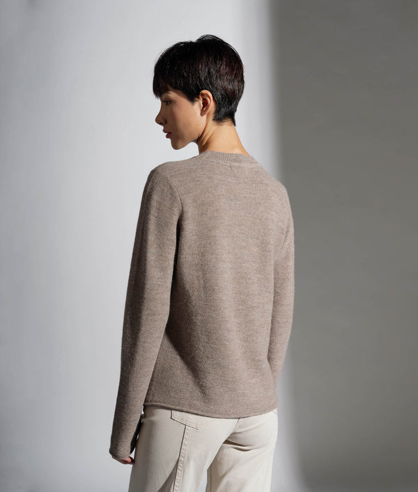 Aran Crew Neck Sweater