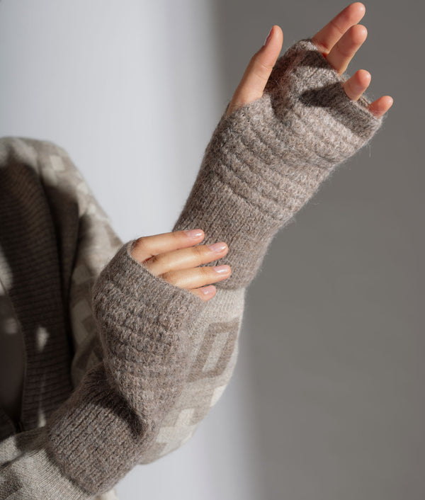 Seed Stitch Mittens