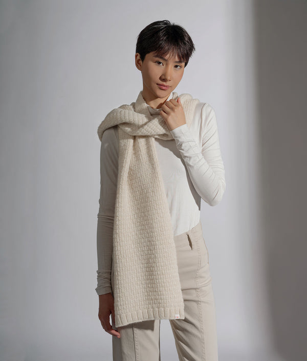 Seed Stitch Scarf