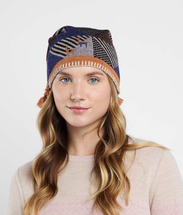 Simply Geometric Square Beanie