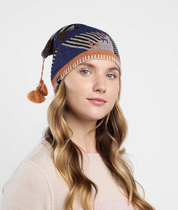 Simply Geometric Square Beanie