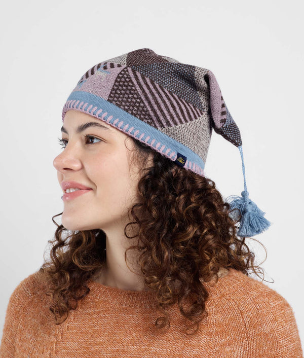 Simply Geometric Square Beanie