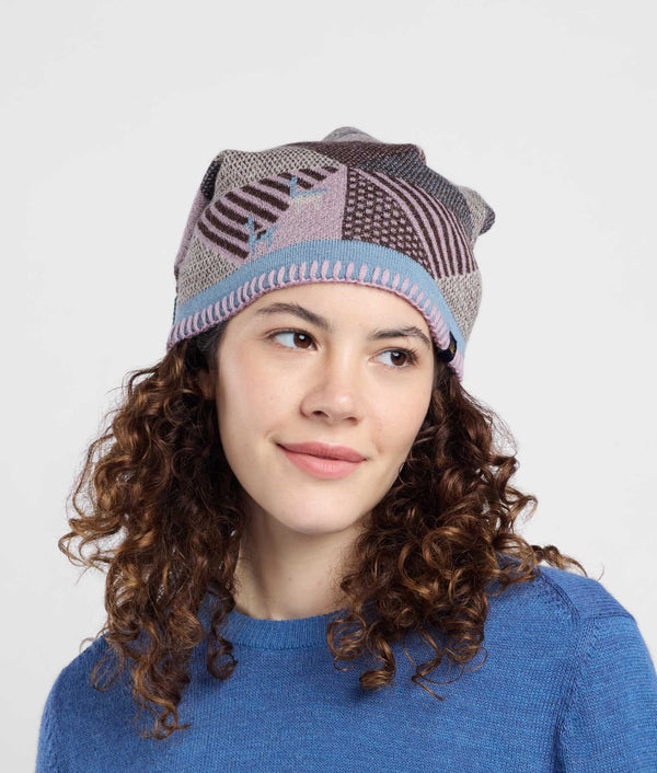 Simply Geometric Square Beanie