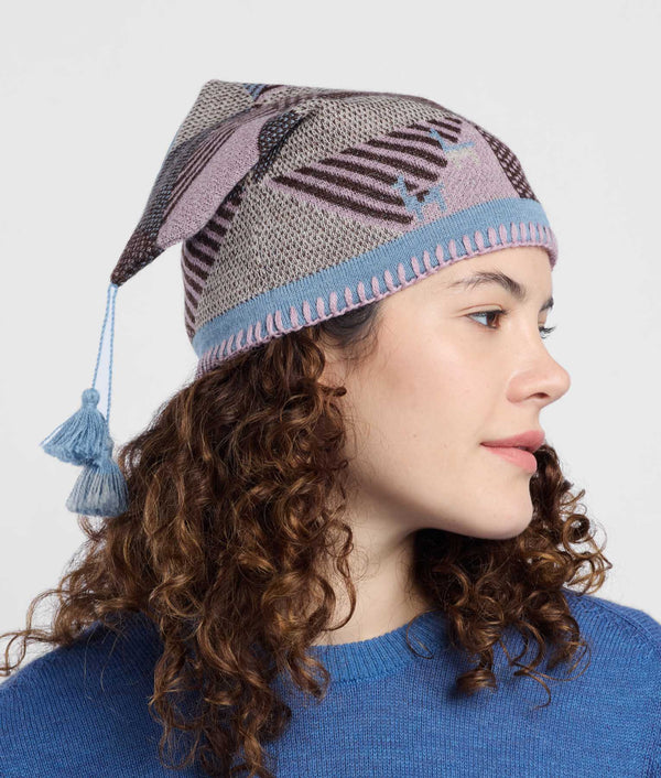 Simply Geometric Square Beanie