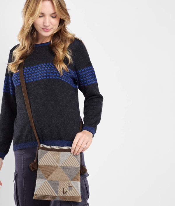 Geometric Square Cartera