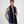 Double Face Scarf - Black and Blue