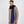 Double Face Scarf - Black and Blue