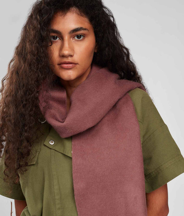 Long Brushed Scarf - Deco Rose