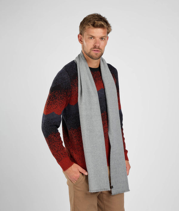 Long Brushed Scarf - Wet Weather