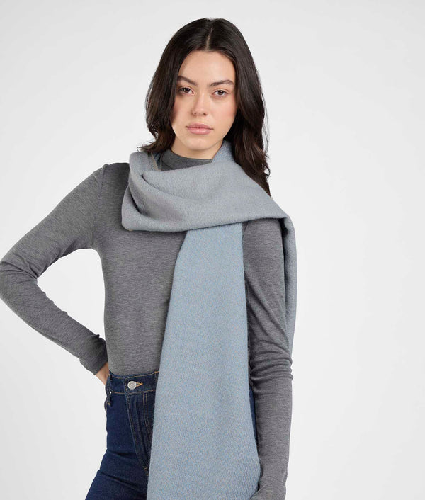 Little Herringbone Scarf - Celestial Blue