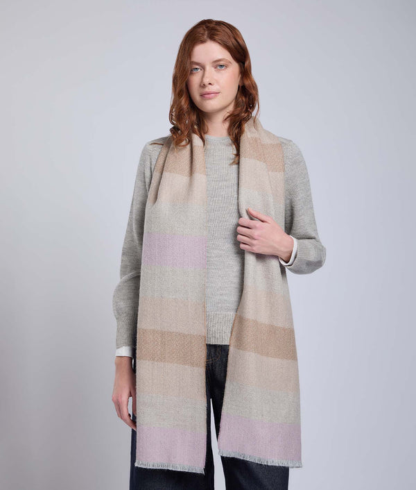 Wide Stripes Espigas  Scarf