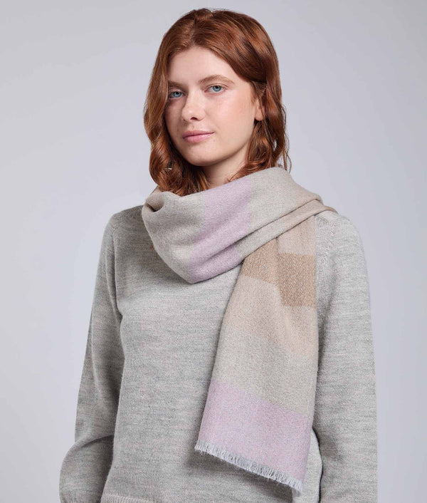Wide Stripes Espigas  Scarf
