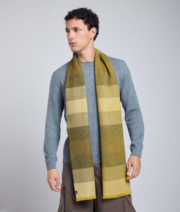Wide Stripes Espigas  Scarf