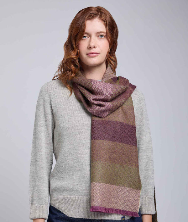 Wide Stripes Espigas  Scarf
