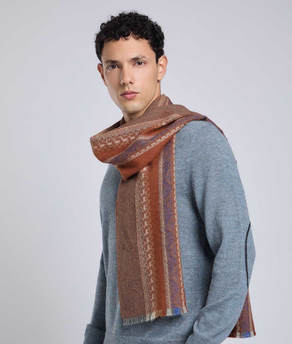 Passing By Double Face Scarf