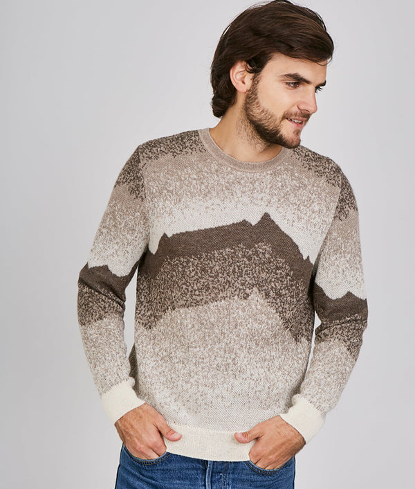 Ausangate Sweater - Familiar Beige And Tea Leaf