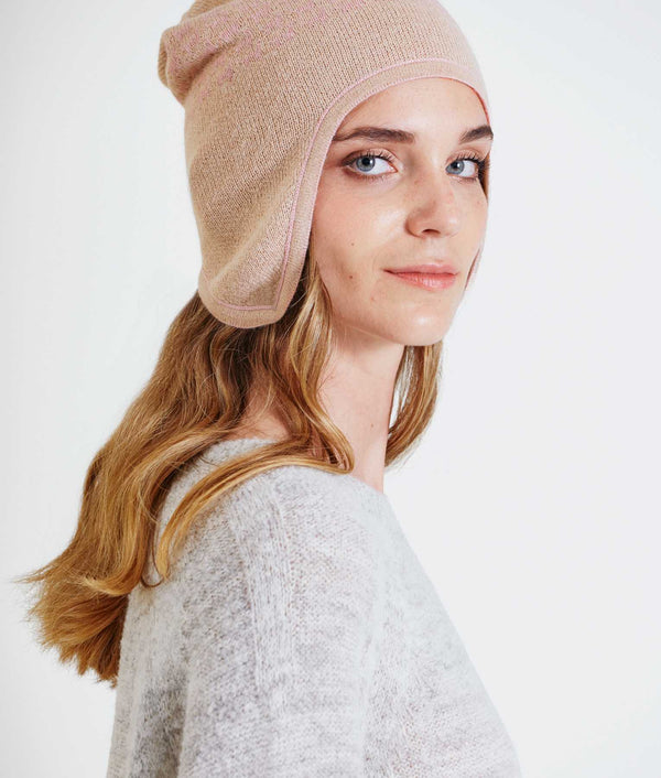 The Herd Chullo Reversible - Rose Dust And Biscotti