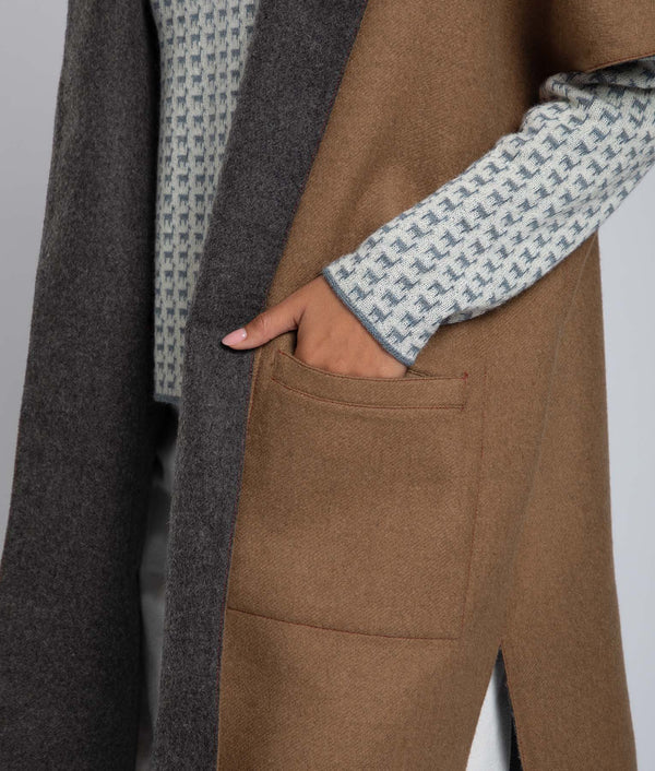 Pull Over Coat Reversible