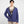 Zipped Front Reversible Jacket - december sky grey and skipper blue