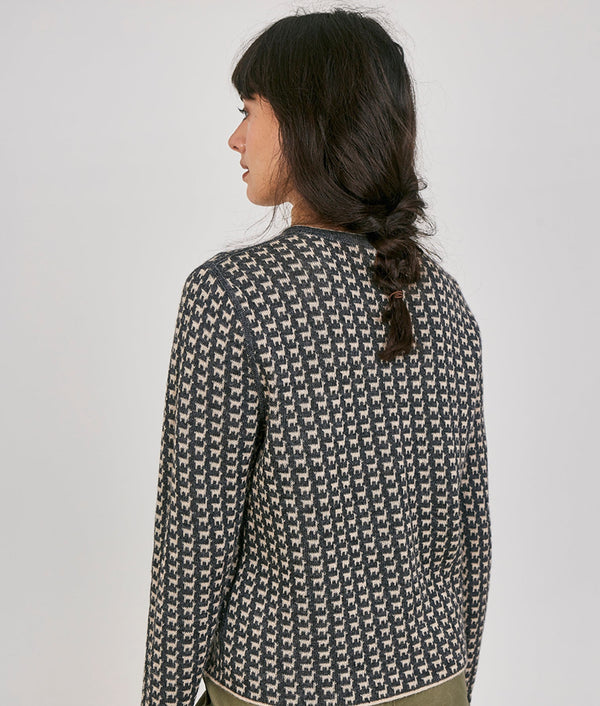 The Herd Sweater Reversible - Oyster Black