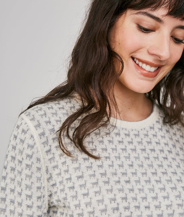 The Herd Sweater Reversible - Moonlight