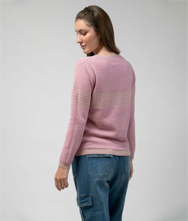 Going Places Reversibles Sweater pink and nude