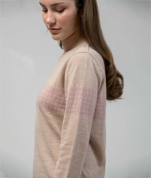 Going Places Reversibles Sweater pink and nude