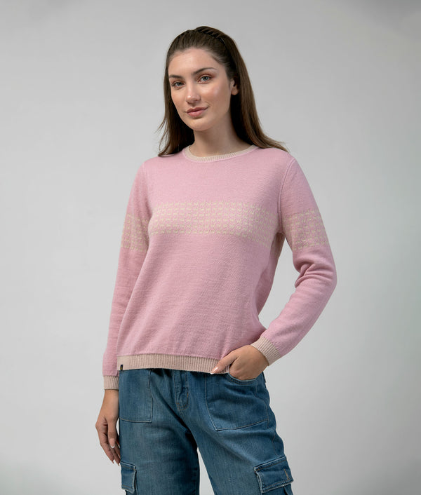 Going Places Reversibles Sweater pink and nude
