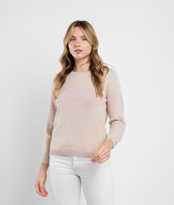 Going Places Reversibles Sweater pink and nude