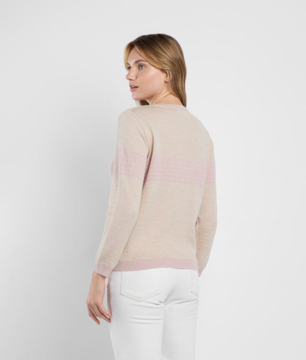 Going Places Reversibles Sweater pink and nude