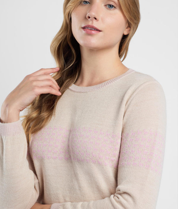 Going Places Reversibles Sweater pink and nude