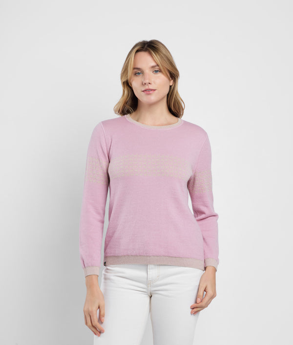 Going Places Reversibles Sweater pink and nude