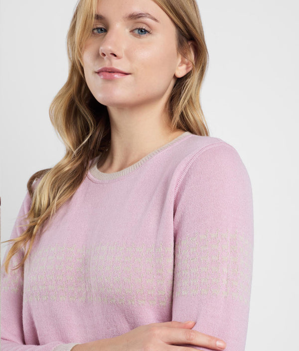 Going Places Reversibles Sweater pink and nude