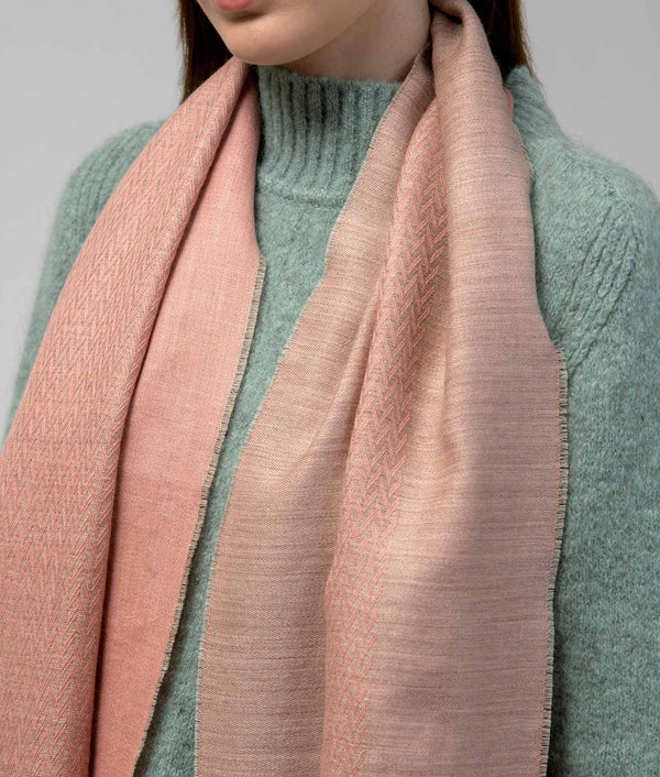 Sarga Espigas Double Face Scarf