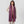 Sarga Espigas Double Face Scarf - Indigo Blue And Burgundy