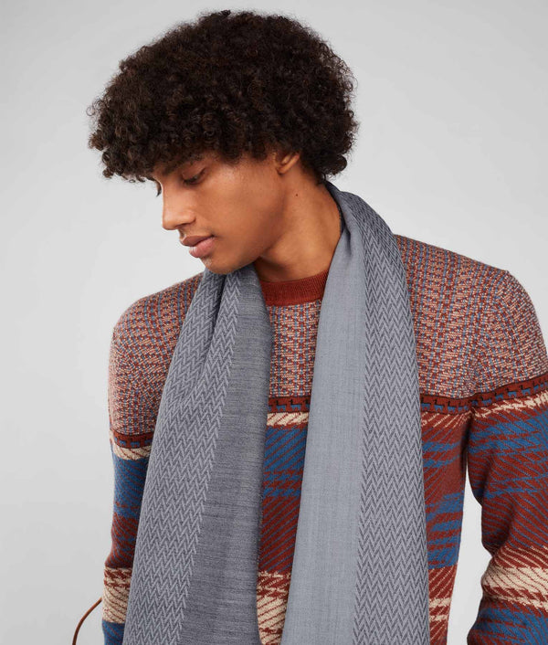 Sarga Espigas Double Face Scarf